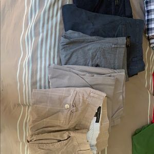 4 pairs of banana republic pants
